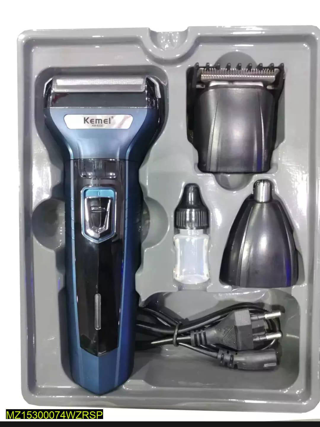 KEMEI 3 In 1 Rechargeable Electric Men,s Shaver - Ashiyna Shopping Mall